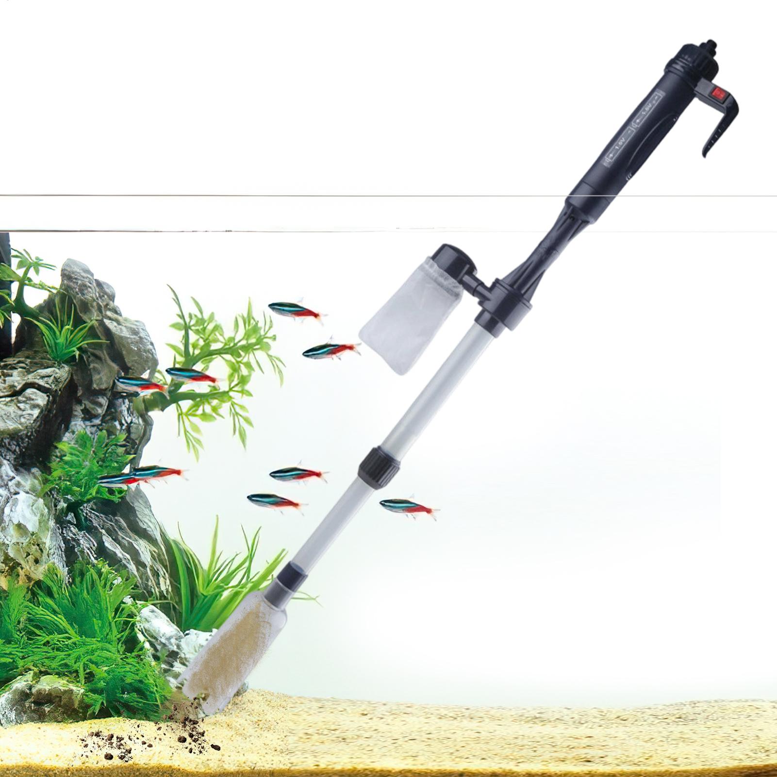 Aquarium Marine Sand - 전기식 수족관 자갈 청소기 어항 진공