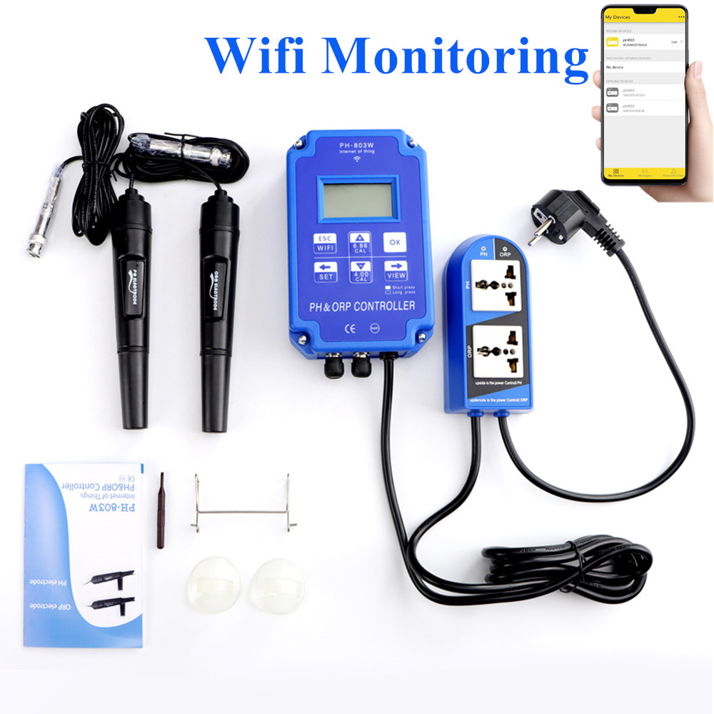 Marine Aquarium Water Analyzer - 2 in 1 PH ORP 컨트롤러