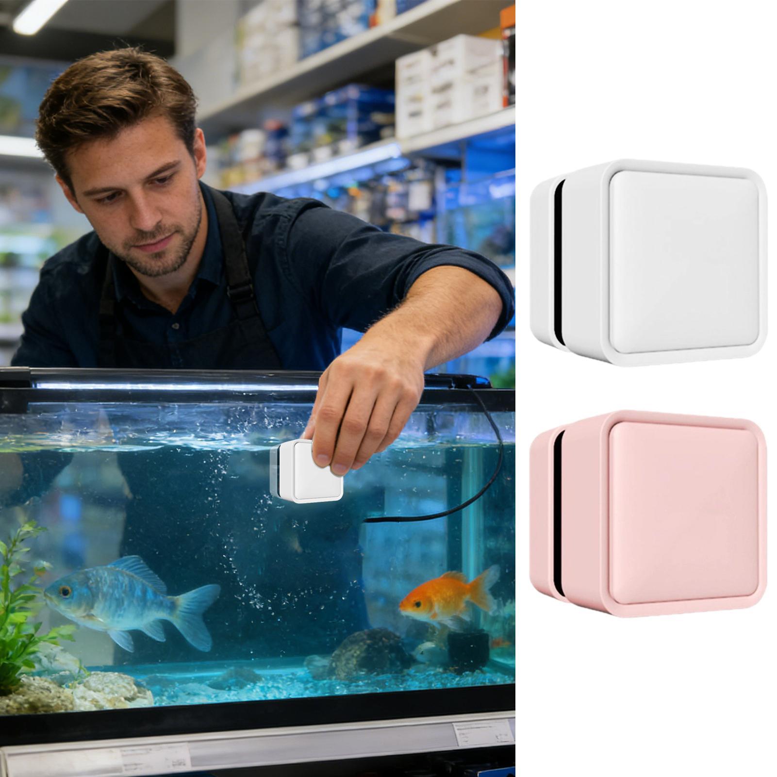 Marine Aquarium Glass Cleaner - 자석식 어항 청소기 양면 스크래버 유리