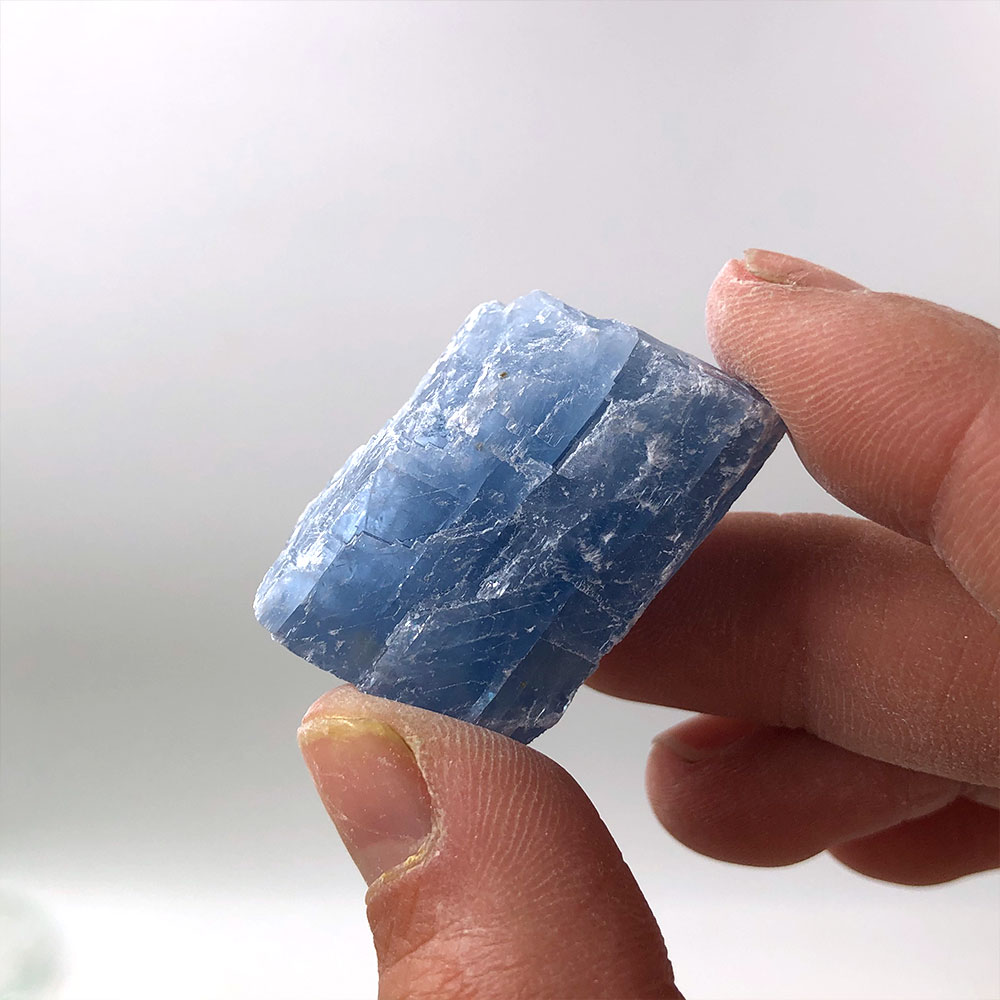 Aquarium Marine Stone - 천연 원석 블루 방해석 거친 석영