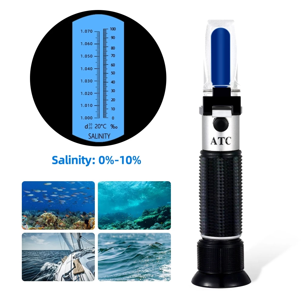 Aquarium Marine Salt - 해수 해양 양식용 염분 굴절계, 수족관용