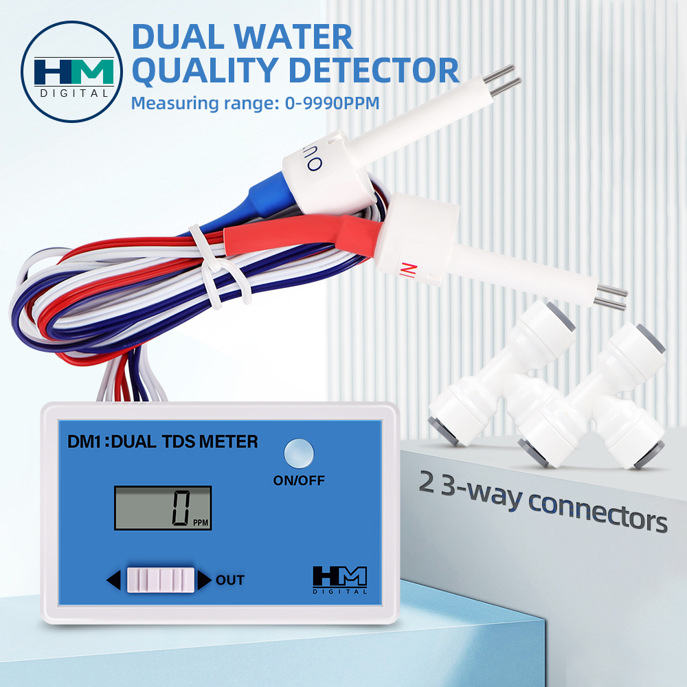 Marine Aquarium Water Analyzer - DM1 듀얼 TDS 수질 테스터, 듀얼