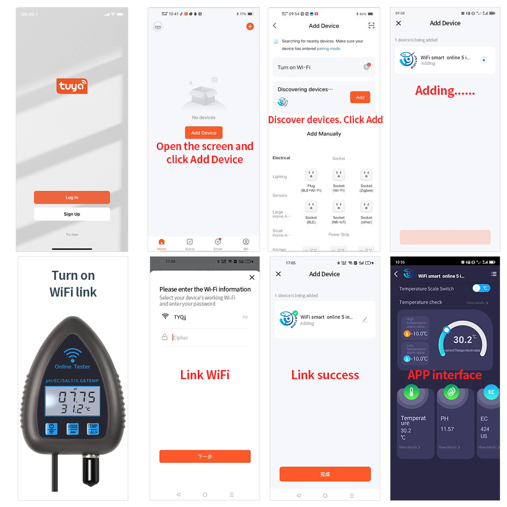 Tuya WiFi 5 in 1 수질 측정기 온라인 테스 - Marine Aquarium Water Analyzer 리뷰 및 가격