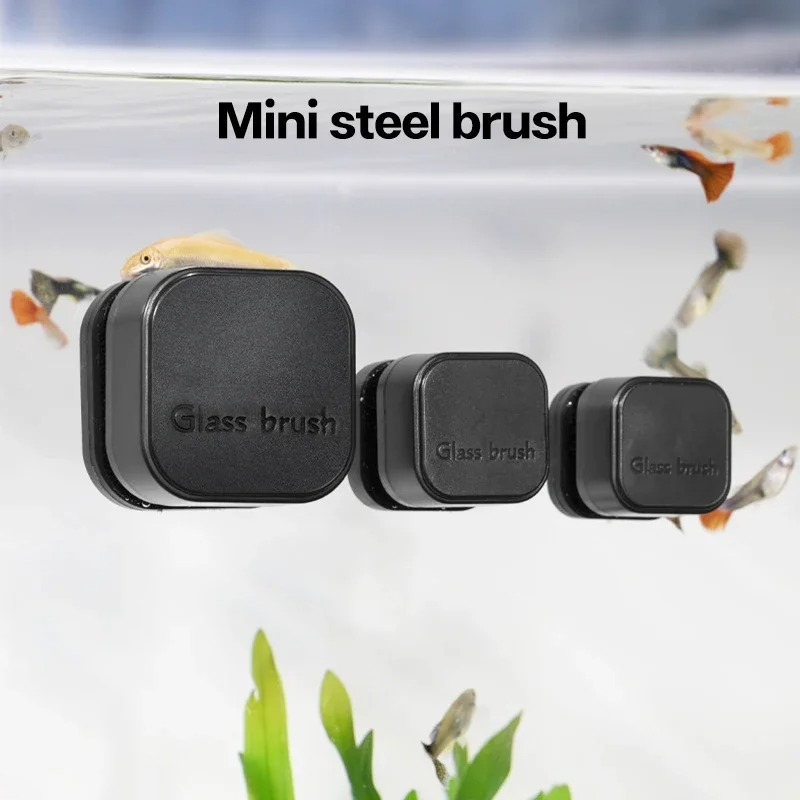 미니 사각형 자석 브러시 수족관 유리 클리너 스크래치  - Marine Aquarium Glass Cleaner 리뷰 및 가격
