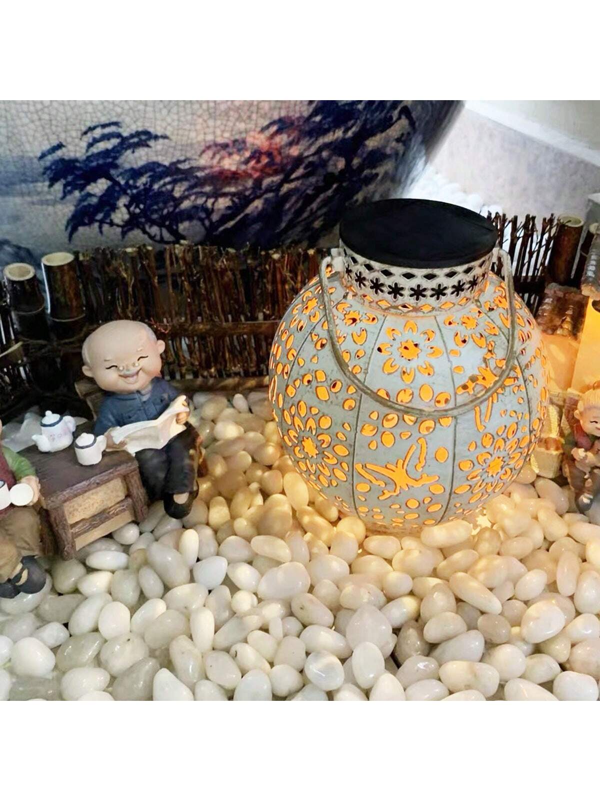 강 바위 장식용 흰색 자갈 돌 대형 천연 장식 광택 강 - Aquarium Marine Stone 리뷰 및 가격