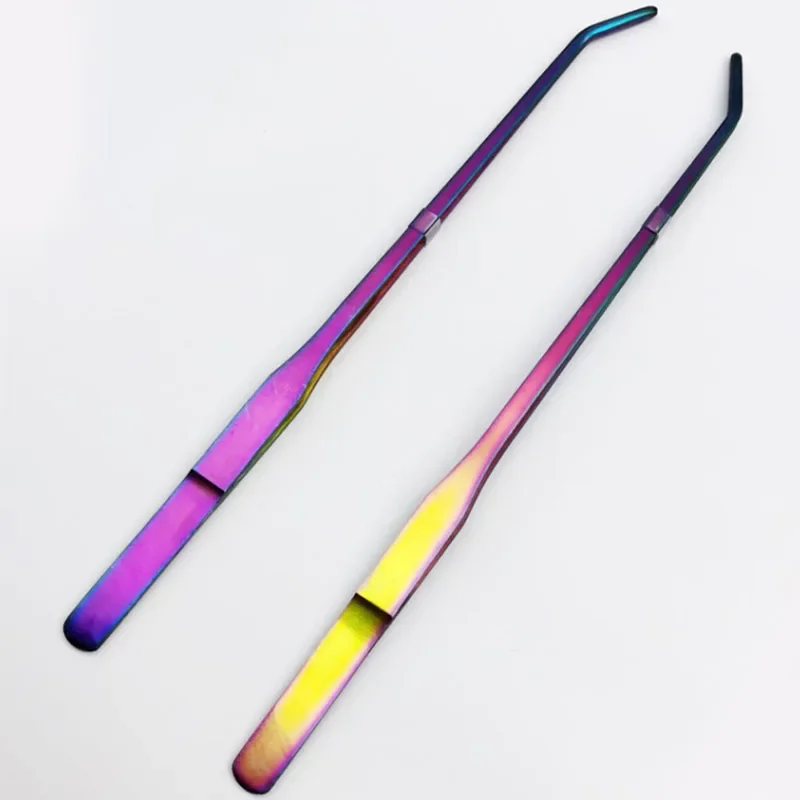 27cm 다채로운 스테인레스 스틸 곡선 수족관 족집게  - Marine Aquarium Glass Cleaner 리뷰 및 가격