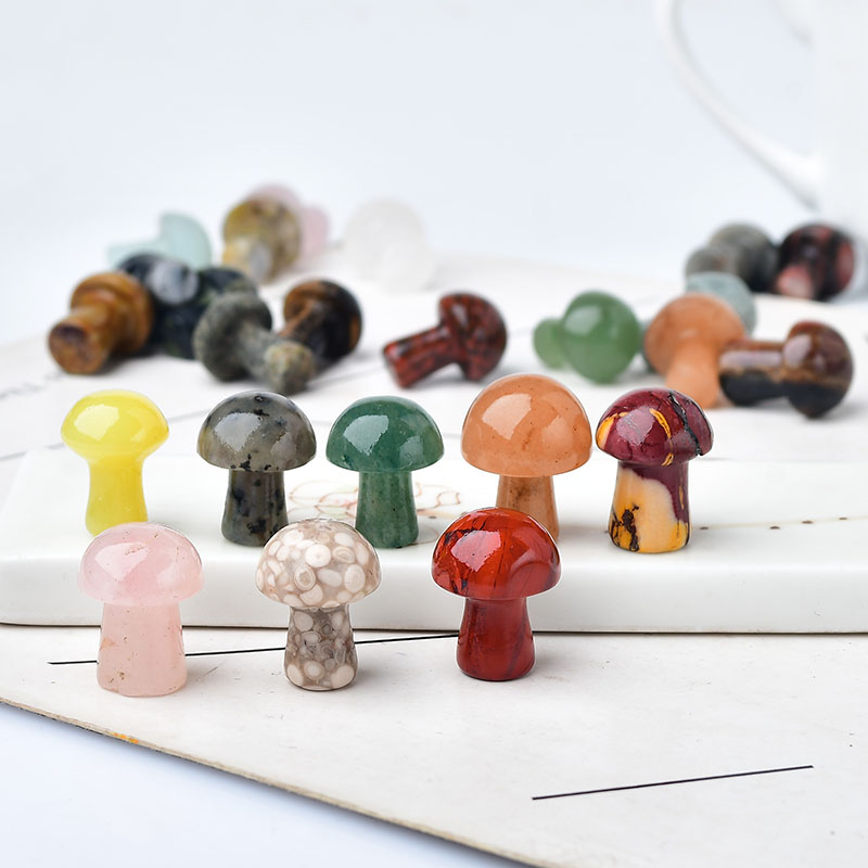 10Pcs 천연 크리스탈 미니 버섯 보석 석영 버섯 미 - Aquarium Marine Stone 리뷰 및 가격
