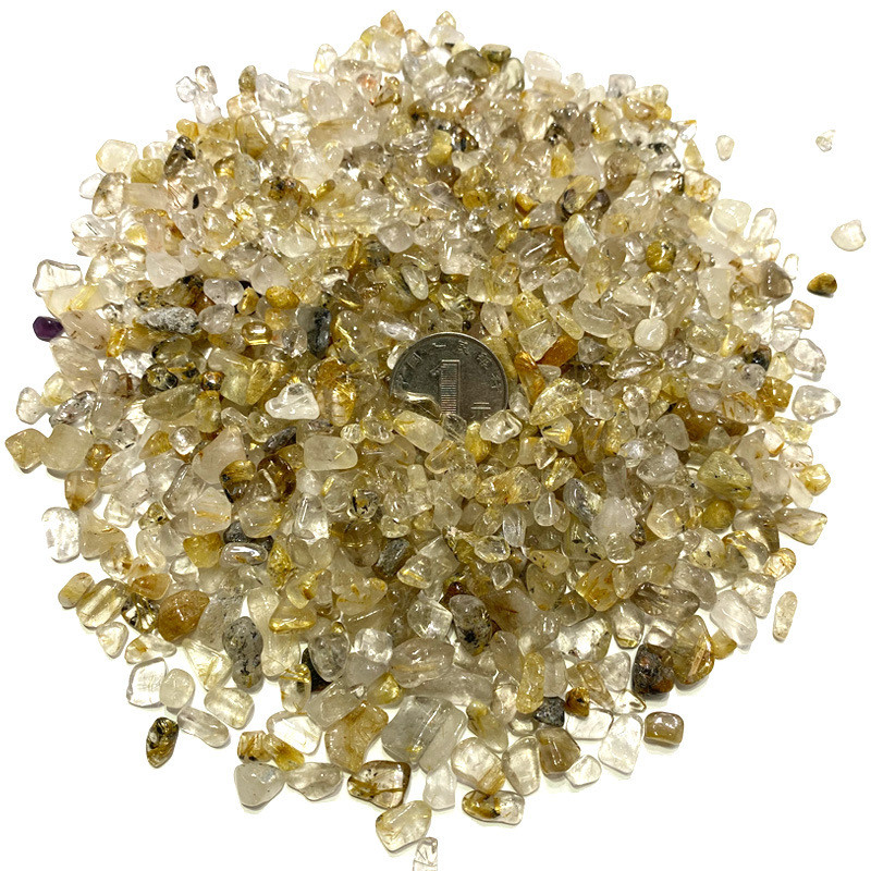 천연 석영 루티드 텀블드 스톤, 수족관 C789 천연석 - Aquarium Marine Stone 리뷰 및 가격