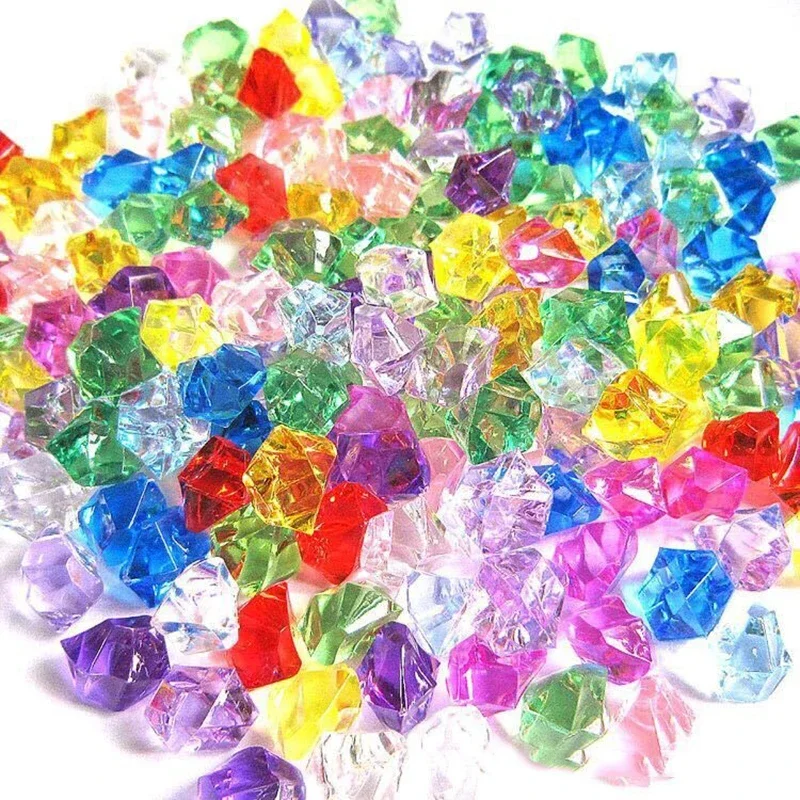 200pcs 아크릴 보석 돌 다채로운 짓 눌린 얼음 바 - Aquarium Marine Stone 리뷰 및 가격