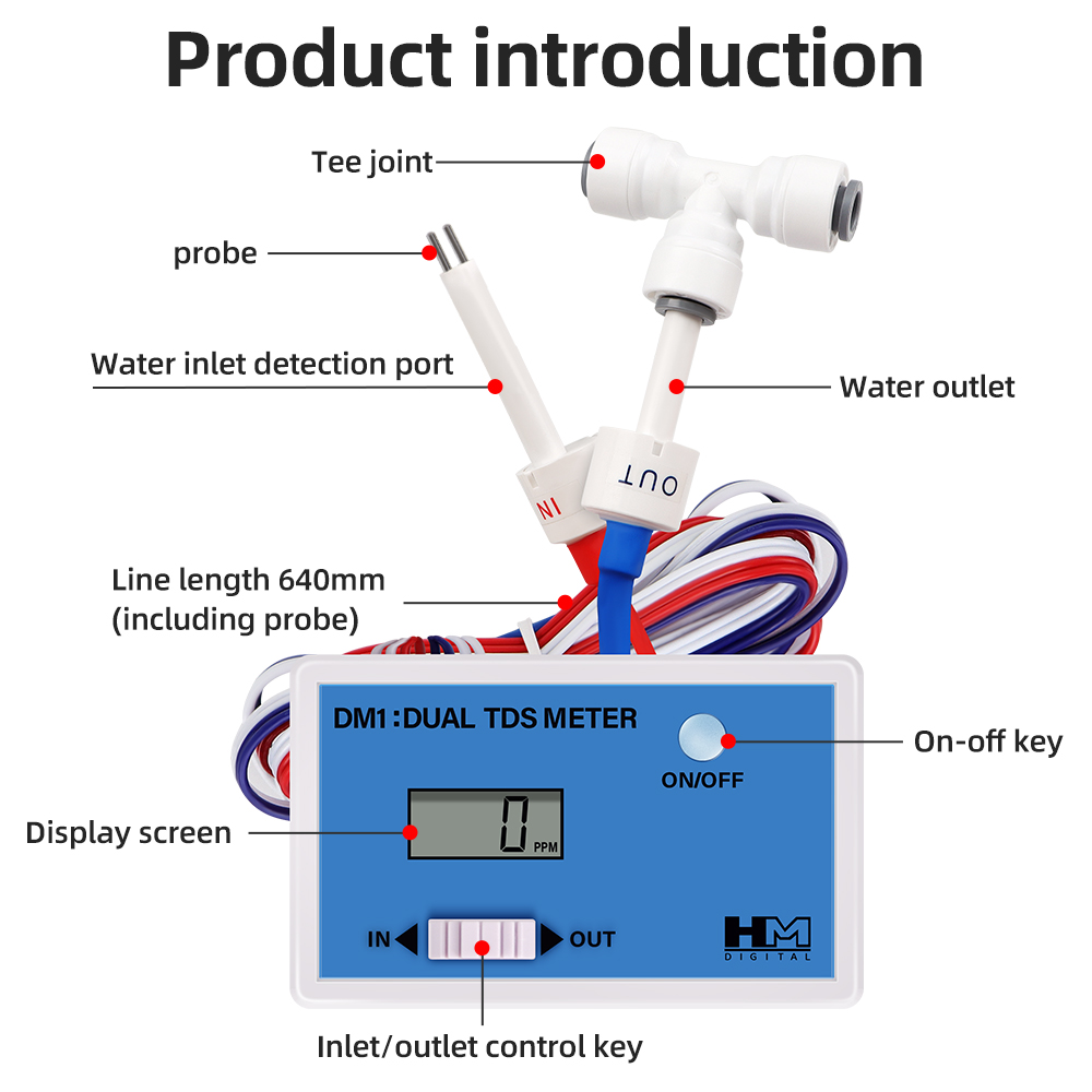 DM1 듀얼 TDS 수질 테스터, 듀얼 ec측정기 디지 - Marine Aquarium Water Analyzer 리뷰 및 가격