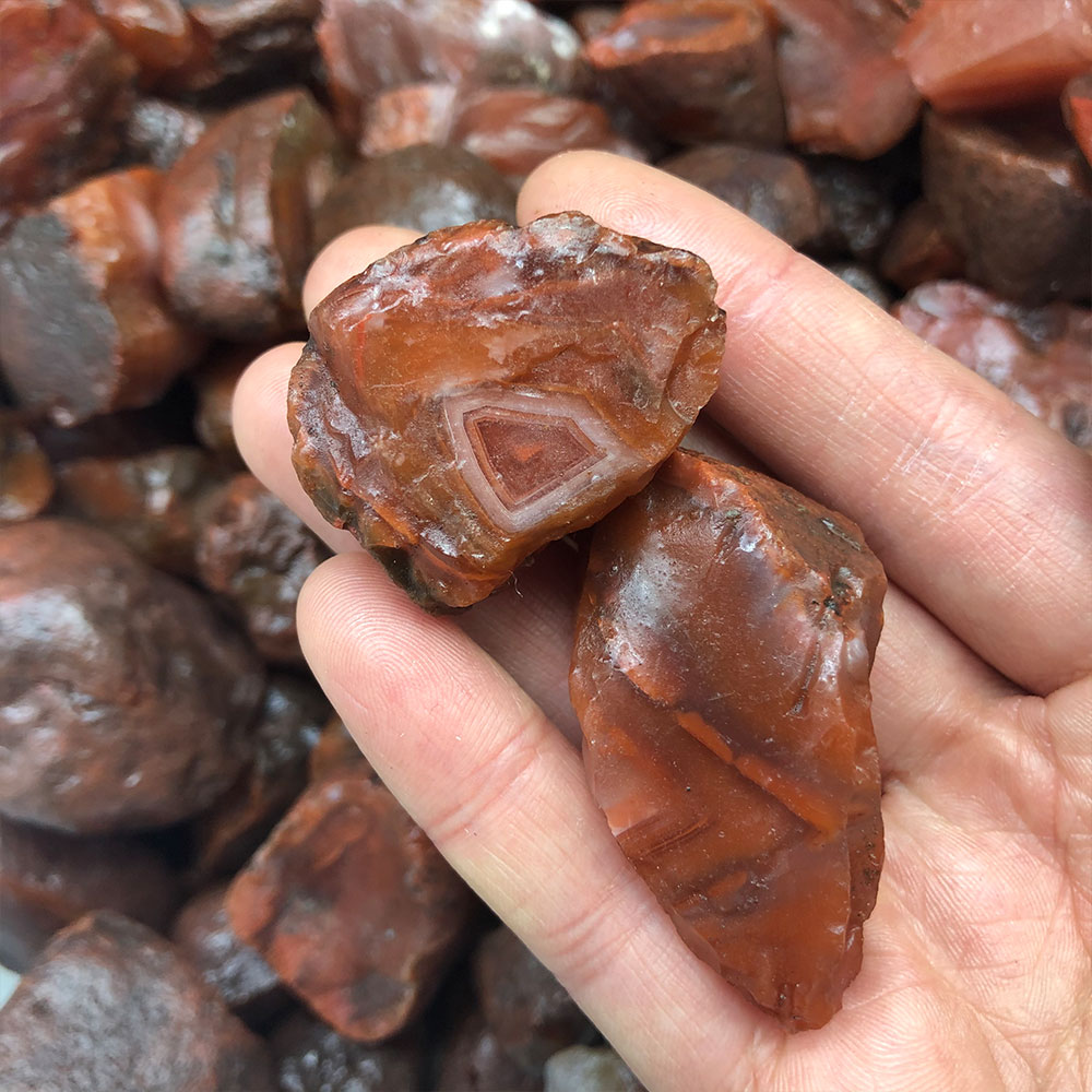 1pc 무작위 거친 원시 Carnelian 붉은 마노  - Aquarium Marine Stone 리뷰 및 가격
