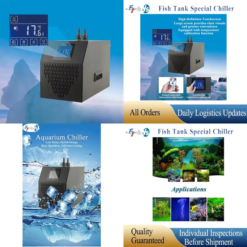 160L-500L 해양 수조 냉각기 수냉식 냉각기, 산 - Marine Aquarium Chiller 리뷰 및 가격